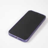 Coque iPhone 15 Pro - Gel souple avec vitre de protection caméra MagSafe - Violet