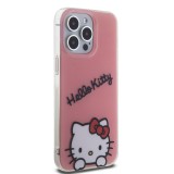 Coque iPhone 15 Pro Max - Hello Kitty Daydreamer gel laqué - Rose