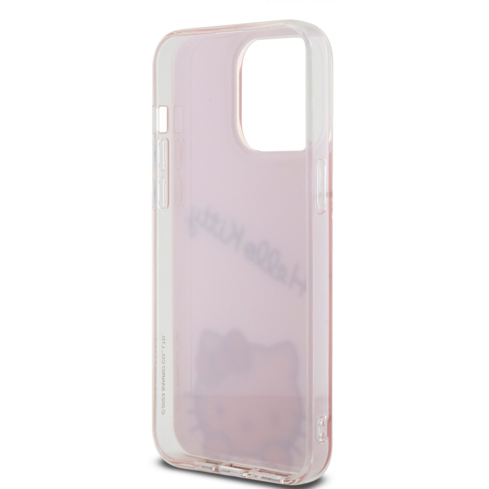 Coque iPhone 15 Pro - Hello Kitty Daydreamer gel laqué - Rose