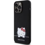 Coque iPhone 15 Pro - Hello Kitty Daydreamer silicone soft touch - Noir