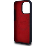 Coque iPhone 15 Pro Max - Red Bull Racing MagSafe en silicone avec anneau rouge - Bleu