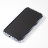 iPhone 15 Pro Max Case Hülle - Verstärktes Silikon mit Textur und MagSafe Ring - Blau
