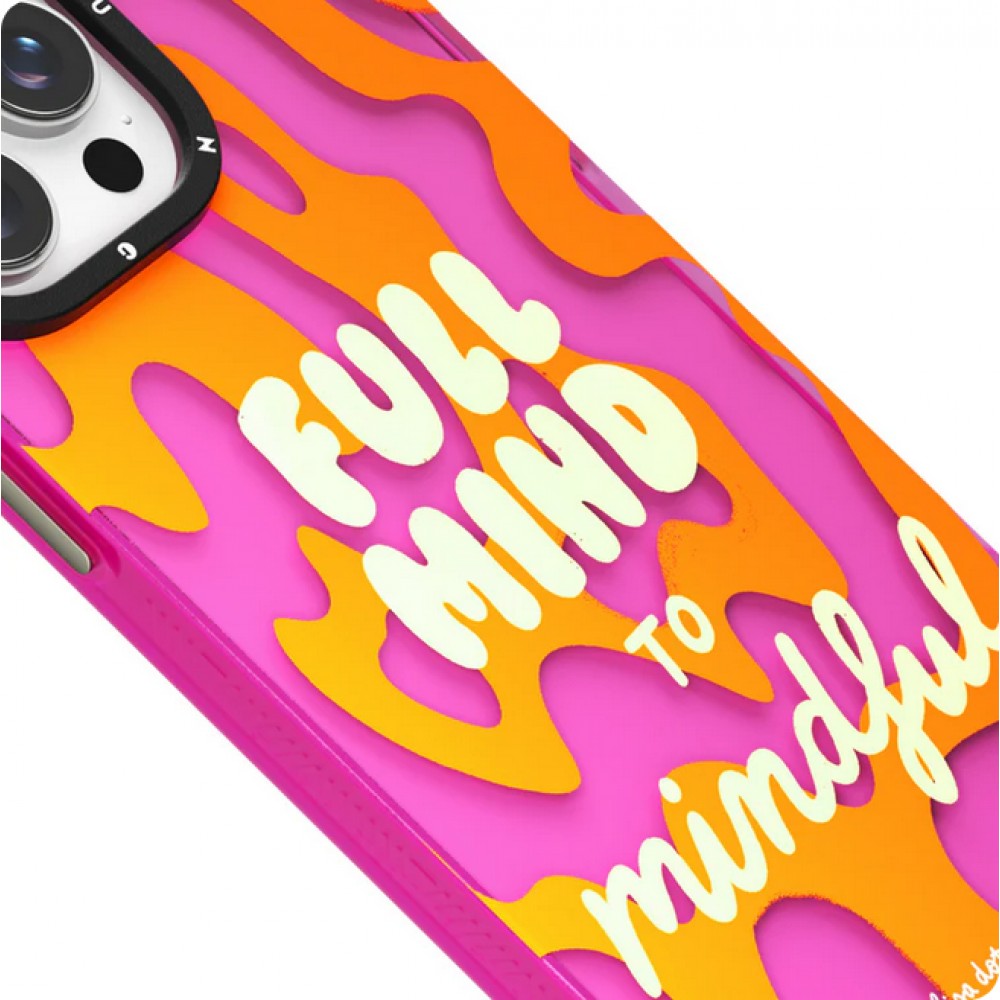 Coque iPhone 15 Pro - Youngkit @LisadotDesign Positive Quotes Case Full Mind