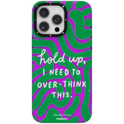 iPhone 15 Pro Case Hülle - Youngkit @LisadotDesign Positive Quotes Case Overthink this