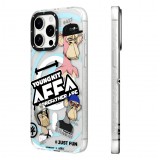 Coque iPhone 15 Pro Max - Youngkit Funny BoredApe (@BAYC) avec Magsafe - Bleu clair