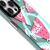 Coque iPhone 15 Pro Max - Youngkit Summer Fruit-Themed Case avec Magsafe - Vert