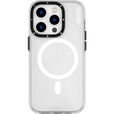 Coque iPhone 15 Pro Max - Youngkit Transparent Crystal Glossy Case avec Magsafe - Transparent