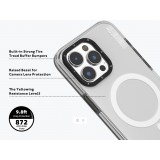 Coque iPhone 15 Pro Max - Youngkit Transparent Crystal Glossy Case avec Magsafe - Transparent