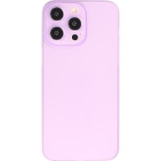 iPhone 15 Pro Max Case Hülle - Plastik ultra dünn semi-transparent matt - Violett