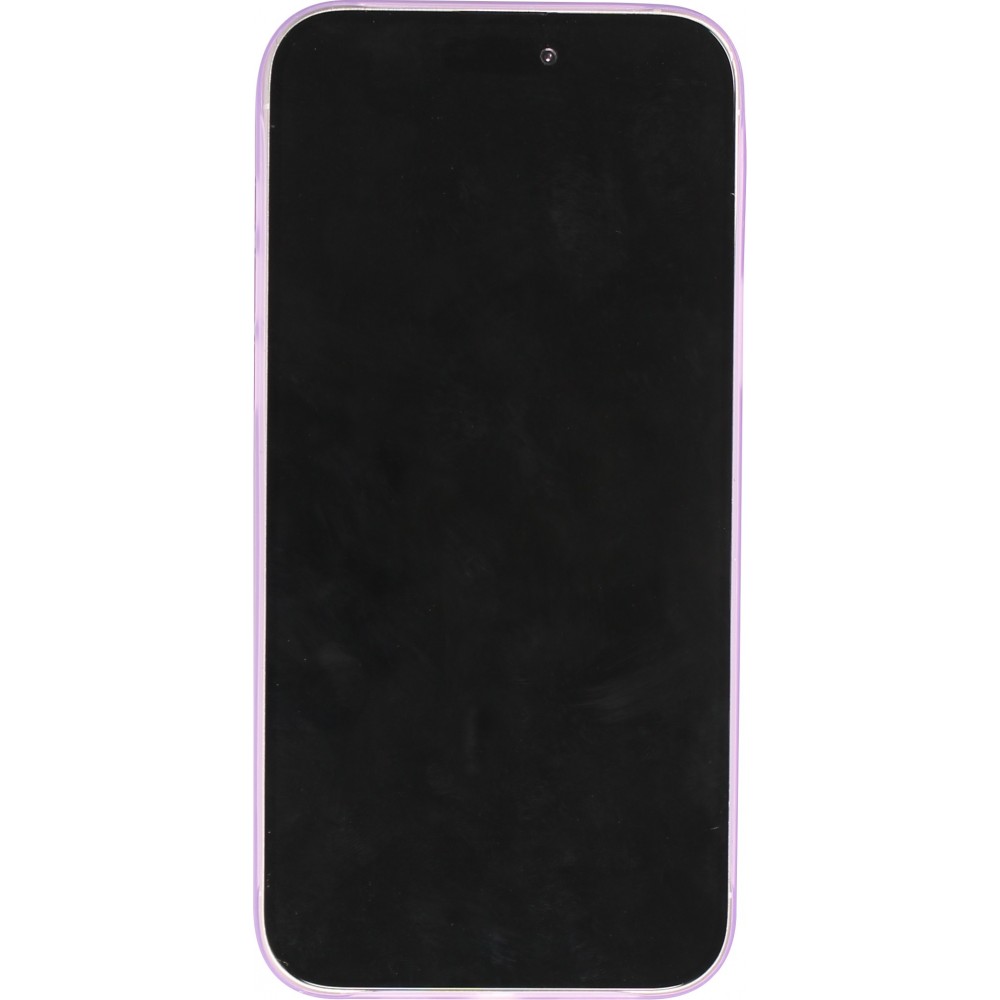 iPhone 15 Pro Max Case Hülle - Plastik ultra dünn semi-transparent matt - Violett