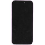 iPhone 15 Pro Max Case Hülle - Plastik ultra dünn semi-transparent matt - Violett