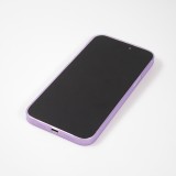 iPhone 15 Pro Max Case Hülle - Plastik ultra dünn semi-transparent matt - Violett