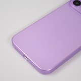 iPhone 15 Pro Max Case Hülle - Plastik ultra dünn semi-transparent matt - Violett