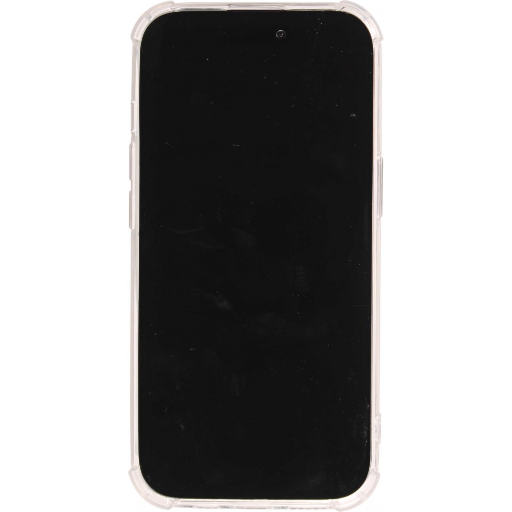 iPhone 15 Pro Case Hülle - Silikon Spiegel Romantic - Silber