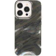 Coque iPhone 15 Pro Max - Silicone avec forme de vague 3D effet mirroir
