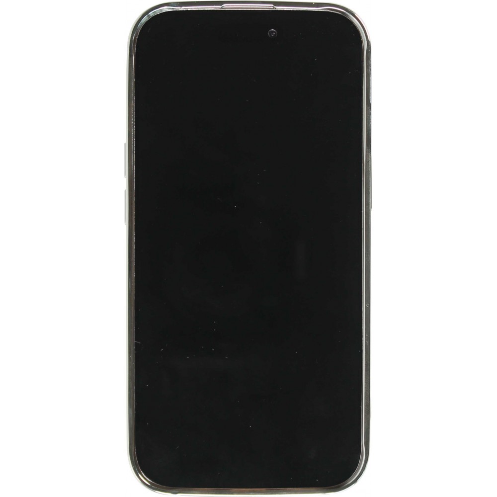 Coque iPhone 15 Pro Max - Silicone avec forme de vague 3D effet mirroir