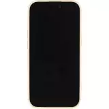 Coque iPhone 15 Pro Max - Silicone avec forme de vague 3D mat - Blanc