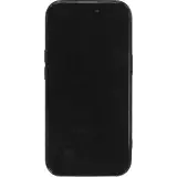 Coque iPhone 15 Pro Max - Silicone avec forme de vague 3D mat - Noir
