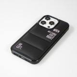 Coque iPhone 15 Pro Max - Silicone coussin 3D Go Left - Noir