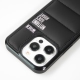 Coque iPhone 15 Pro Max - Silicone coussin 3D Go Left - Noir