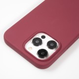 Coque iPhone 15 Pro - Soft Touch - Bordeaux