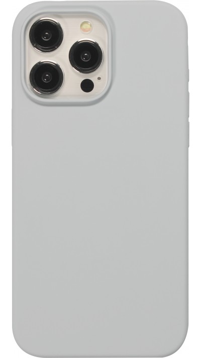 Coque iPhone 15 Pro - Soft Touch - Gris clair