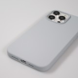 Coque iPhone 15 Pro - Soft Touch - Gris clair