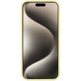 Coque iPhone 15 Pro - Soft Touch - Jaune pastel