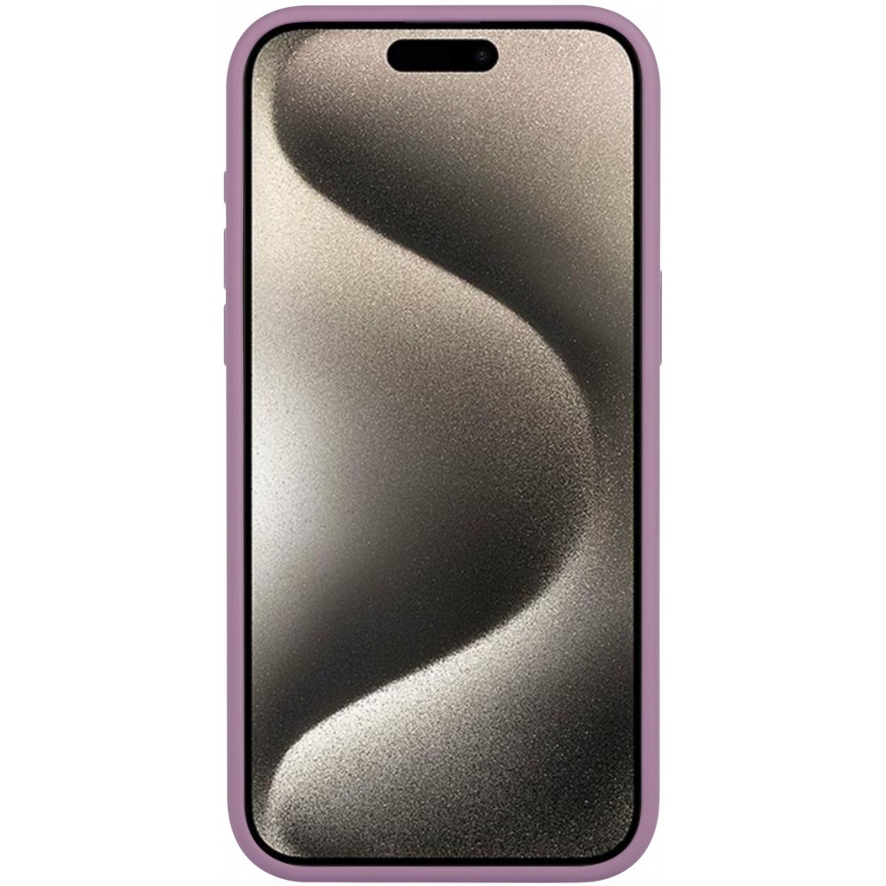 Coque iPhone 15 Pro - Soft Touch - Mauve