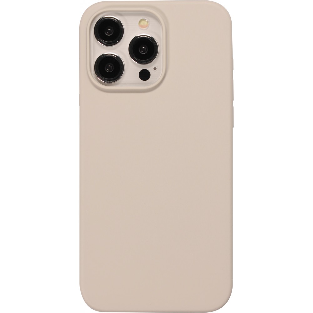 Coque iPhone 15 Pro - Soft Touch - Sable