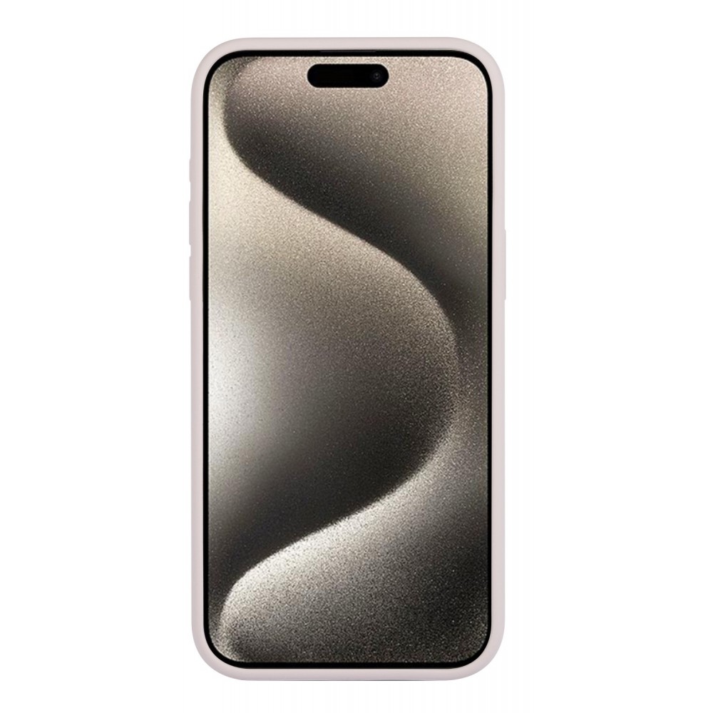 Coque iPhone 15 Pro - Soft Touch - Sable