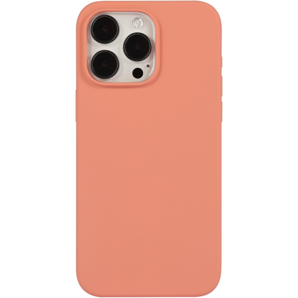 Coque iPhone 15 Pro - Soft Touch - Saumon