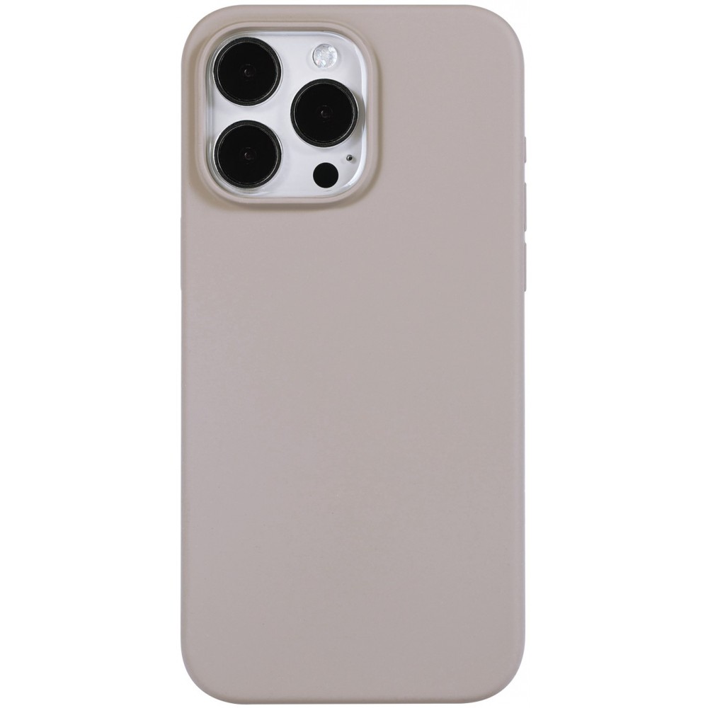 iPhone 15 Pro Case Hülle - Soft Touch - Taupe