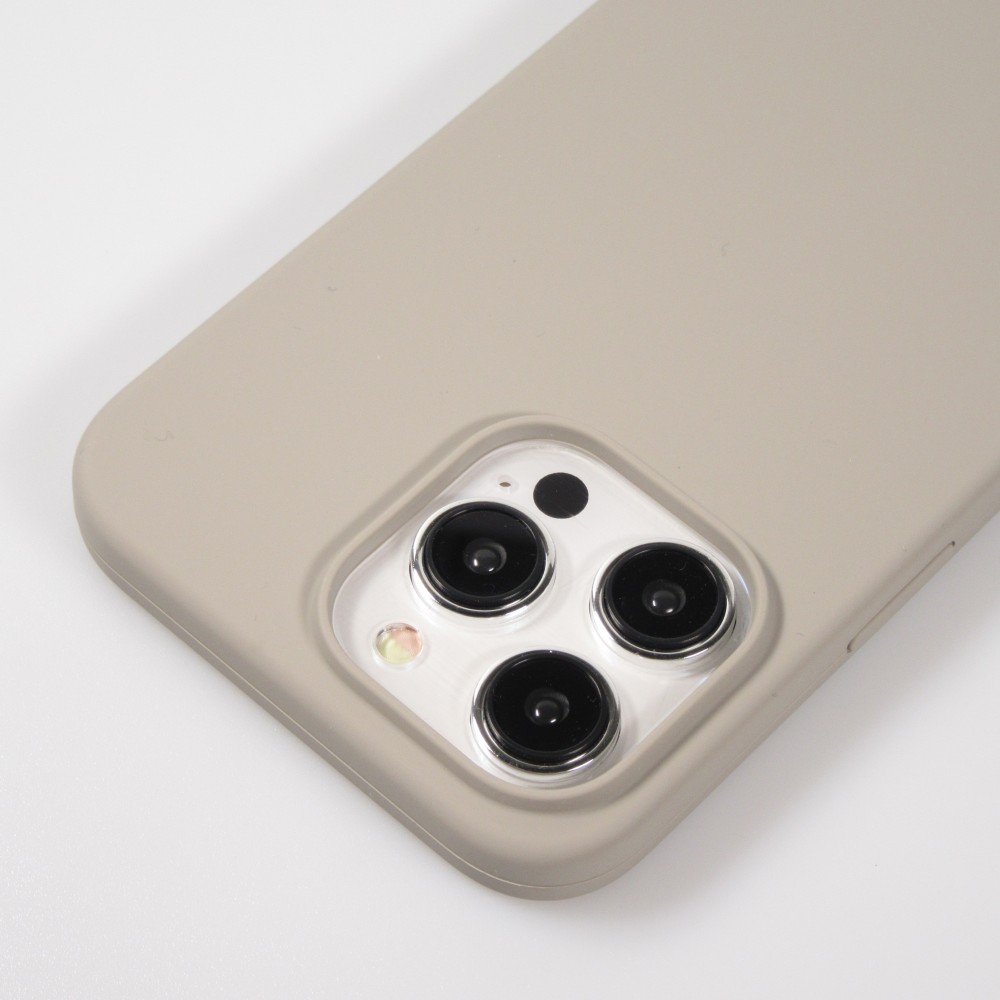 iPhone 15 Pro Case Hülle - Soft Touch - Taupe