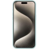 Coque iPhone 15 Pro - Soft Touch - Vert d'eau