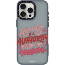 Coque iPhone 15 Pro - Youngkit @Blushing. ginger Positive Quotes Case - Noir