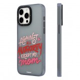 Coque iPhone 15 Pro - Youngkit @Blushing. ginger Positive Quotes Case - Noir