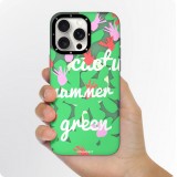 Coque iPhone 15 Pro - Youngkit Summer Fruit-Themed Case avec Magsafe - Vert