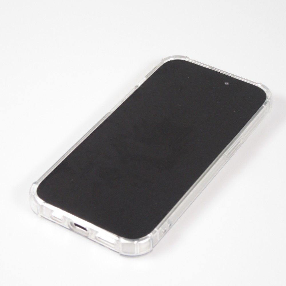 Coque iPhone 15 - Silicone Miroir Romantic - Argent