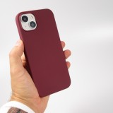 Coque iPhone 15 - Soft Touch - Bordeaux