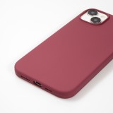 Coque iPhone 15 - Soft Touch - Bordeaux