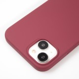 Coque iPhone 15 - Soft Touch - Bordeaux