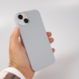 Coque iPhone 15 - Soft Touch - Gris clair