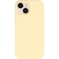 Coque iPhone 15 Plus - Soft Touch - Jaune pastel