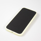 Coque iPhone 15 Plus - Soft Touch - Jaune pastel