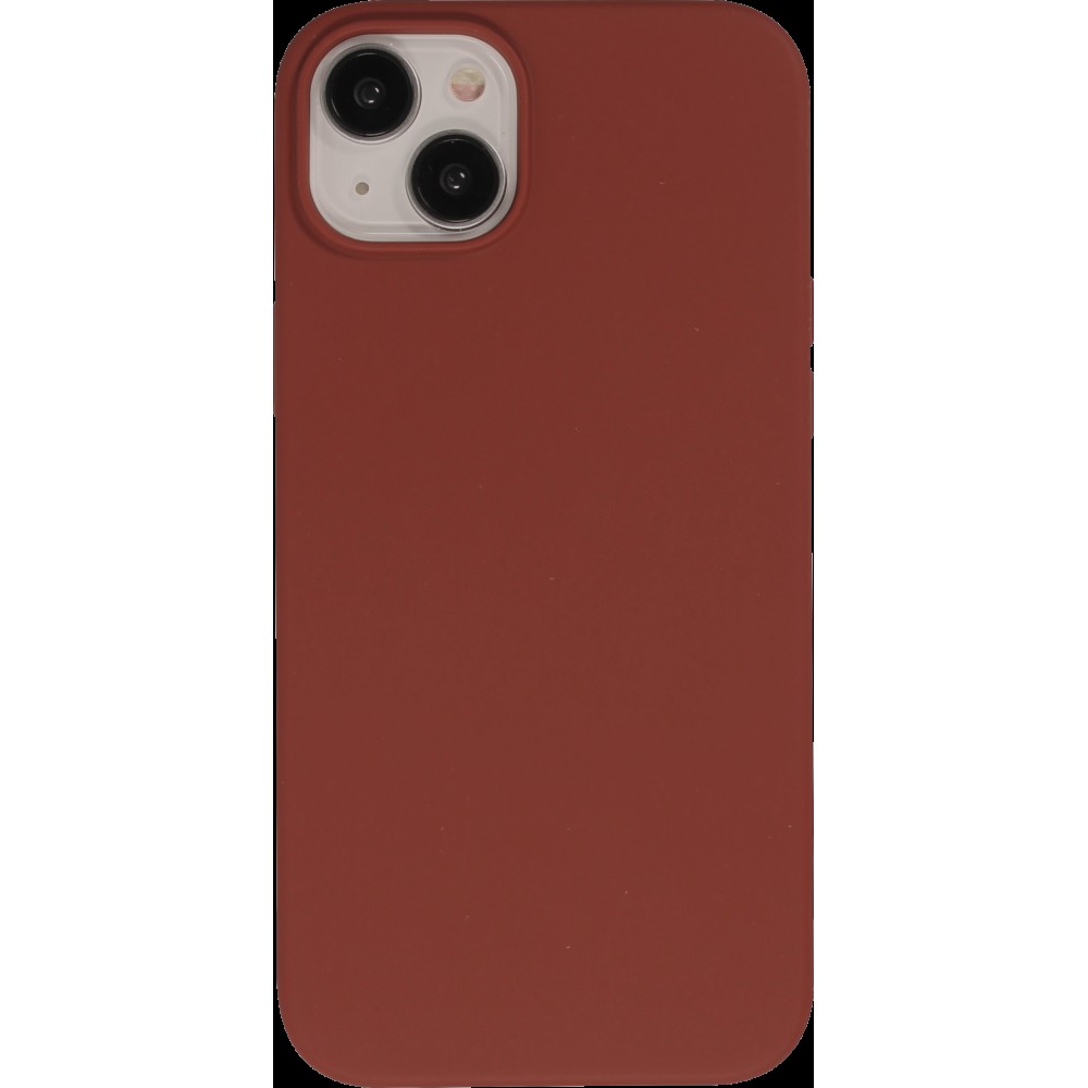 Coque iPhone 15 - Soft Touch - Terracotta