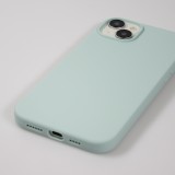 Coque iPhone 15 Plus - Soft Touch - Vert d'eau