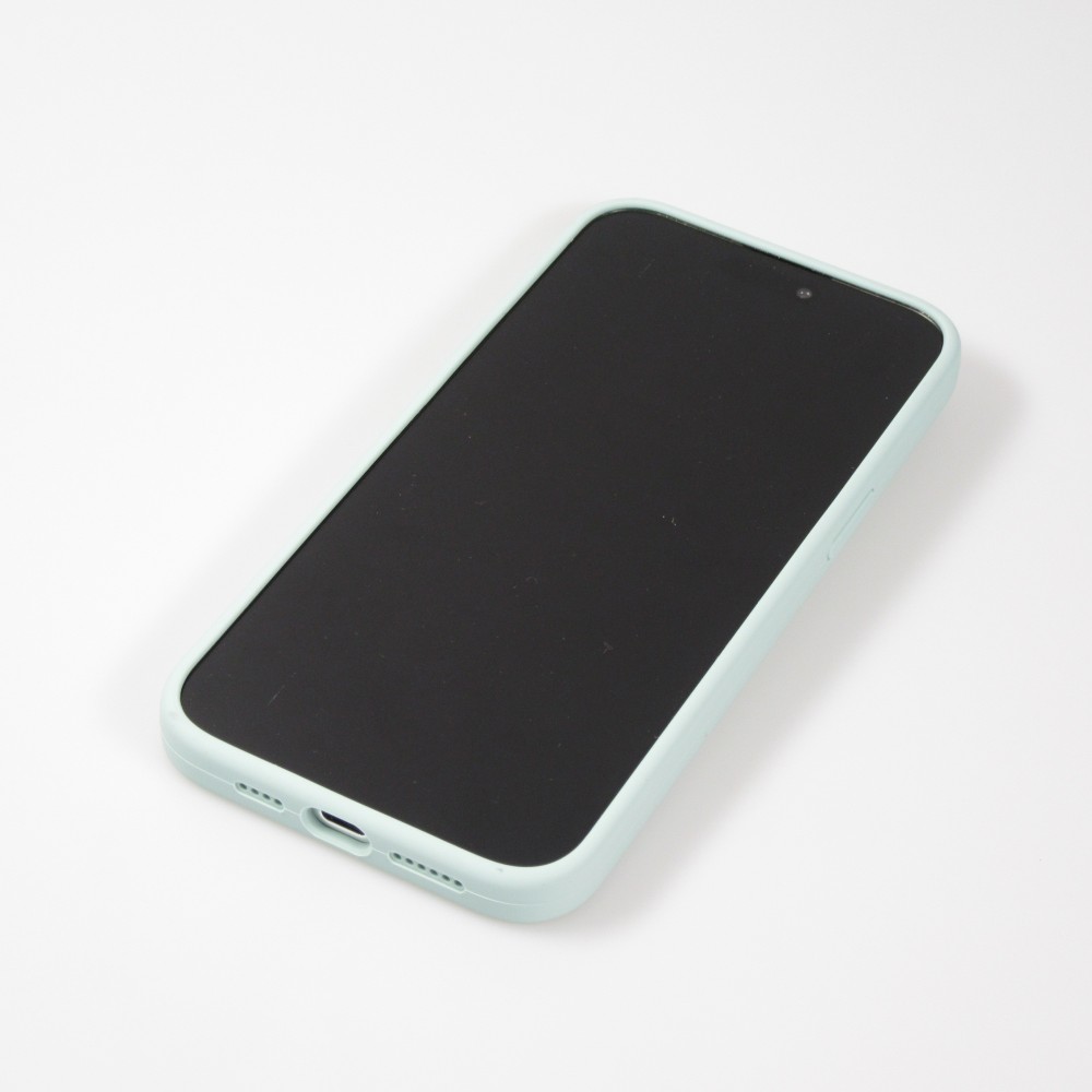 Coque iPhone 15 Plus - Soft Touch - Vert d'eau