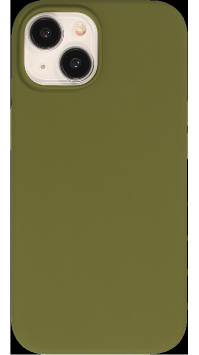 Coque iPhone 15 - Soft Touch - Vert militaire