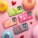 Coque iPhone 15 - Youngkit @Blushing. ginger Positive Quotes Case - Rouge